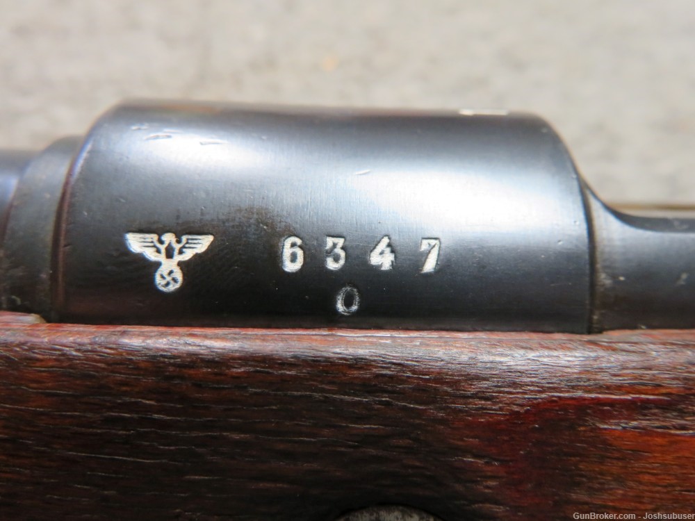WWII GERMAN 98K MAUSER RIFLE-CODE 42 1939-NO IMPORT-NICE LOOKING-img-9