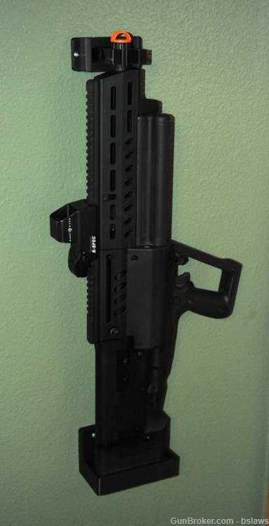 IWI Tavor TS-12 TS12 12 Gauge Shotgun Vertical Wall Mount 3D Printed-img-4