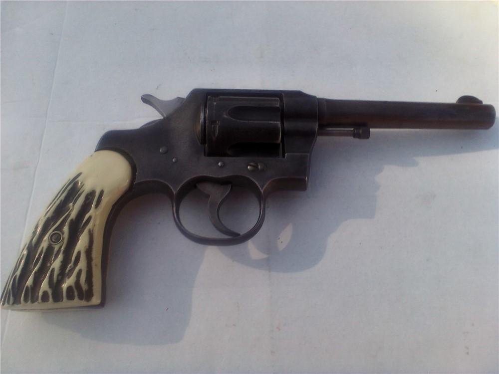 Colt 32-20 cal. 6 shot revolver w/stag grips-img-0
