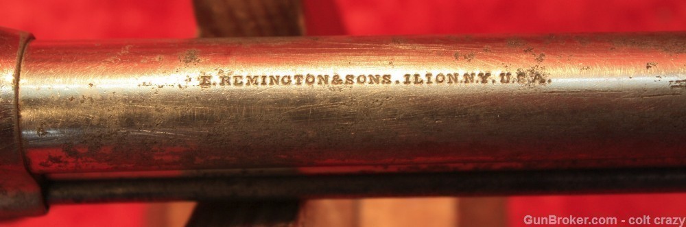Remington Model 1875 .44 Caliber Cowboy Period Cut 5 1/2 " Nickel, Original-img-4