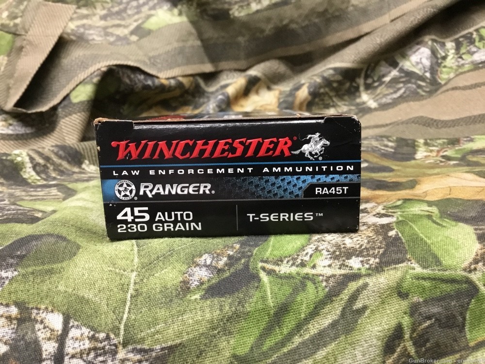 Winchester T-Series Ranger .45 auto 230 gr Ammo 200 rounds -img-1