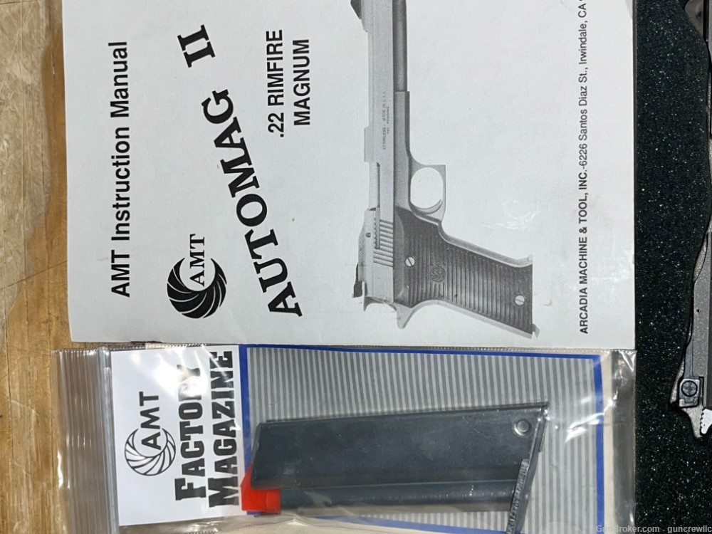 AMT Automag II 22mag 22 Magnum Mag 3.4" Original Box & All Papers LAYAWAY-img-14