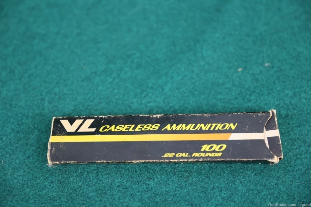 Daisy VL 22 caseless ammo partial box -img-0