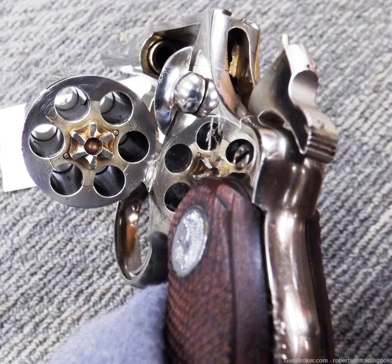 Colt .32 Police Positive Special Revolver 4” Nickel 1964 C&R CA OK Ramey VG-img-3