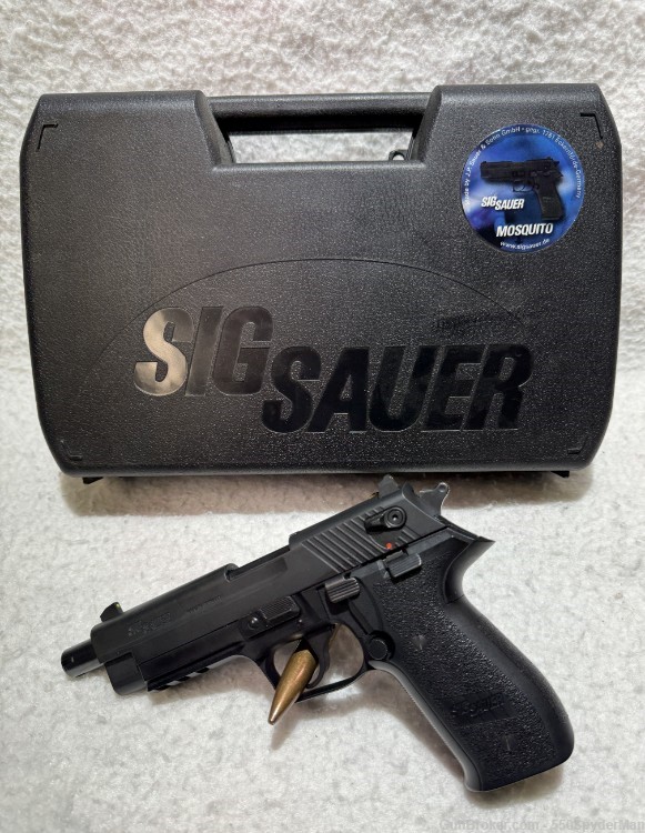 Sig Sauer Mosquito THREADED BARREL. Trigger Job. 5 Magazines. AS NEW!-img-3