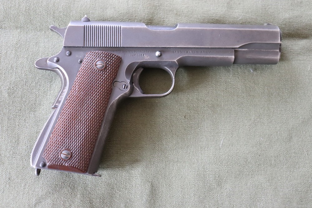 WWII U.S. ITHACA 1911A1 - DOCUMENTED-img-1