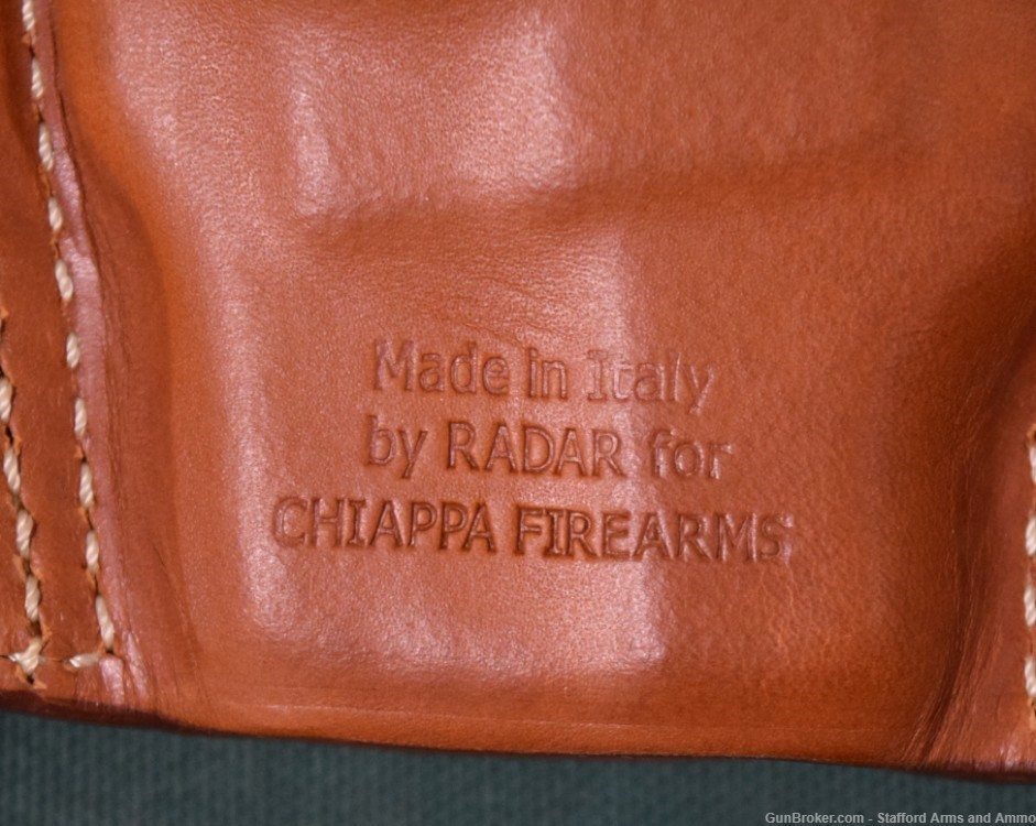 Chiappa RHINO 200DS 357 Mag 2" Nickel SA/DA Leather Holster CF340.218 NIB-img-16