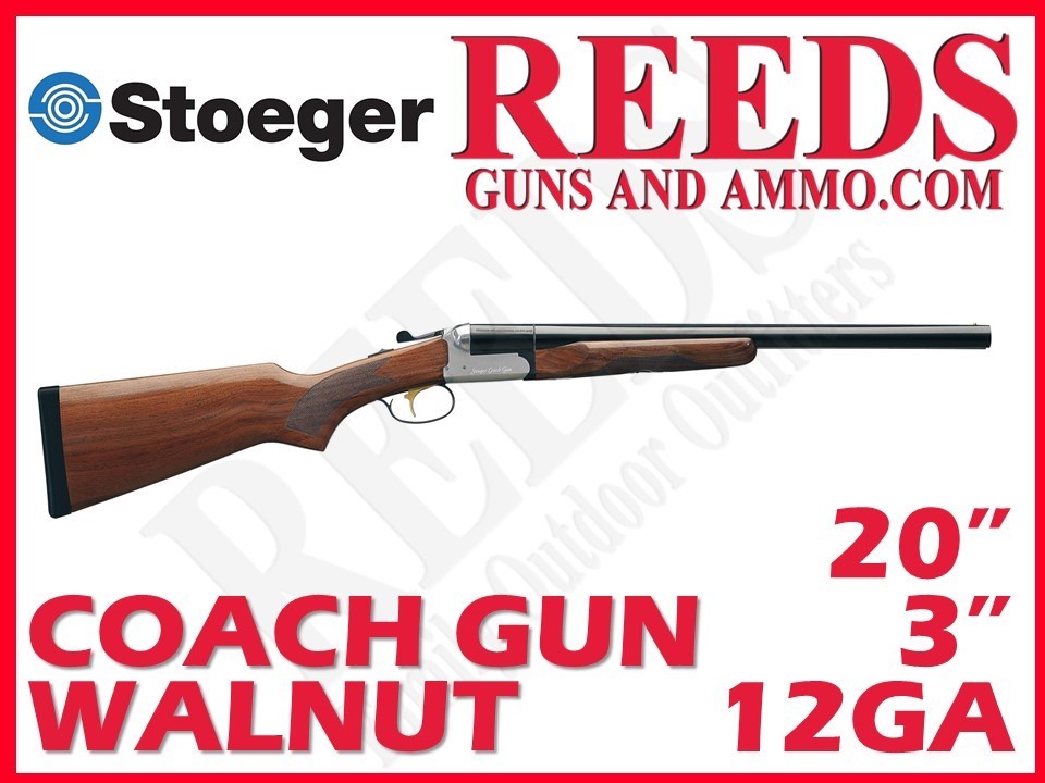 Stoeger Coach Gun Supreme Stainless Single Trigger 12 Ga 3in 20in 31463-img-0