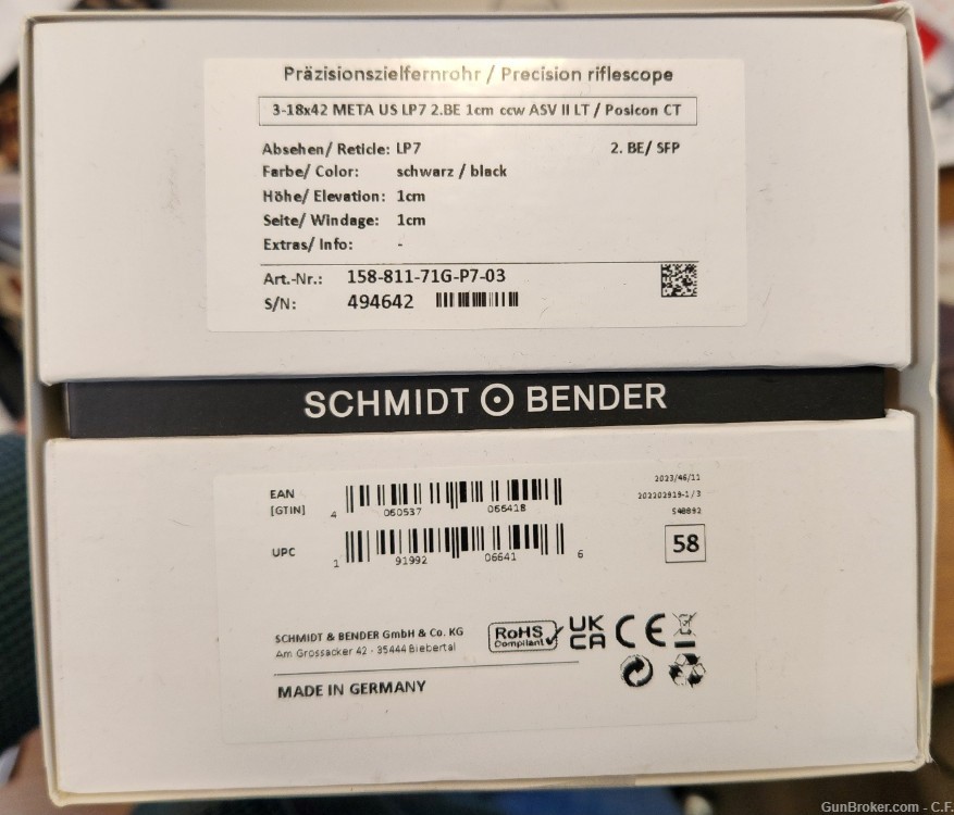 Schmidt & Bender Meta 3-18x42 LP7 with Posicon Turret-img-3