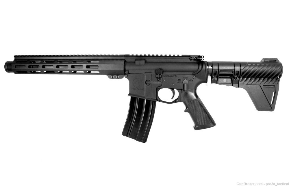 PRO2A TACTICAL PATRIOT 10.5 inch AR-15 450 BUSHMASTER M-LOK PISTOL W/CAN-img-1