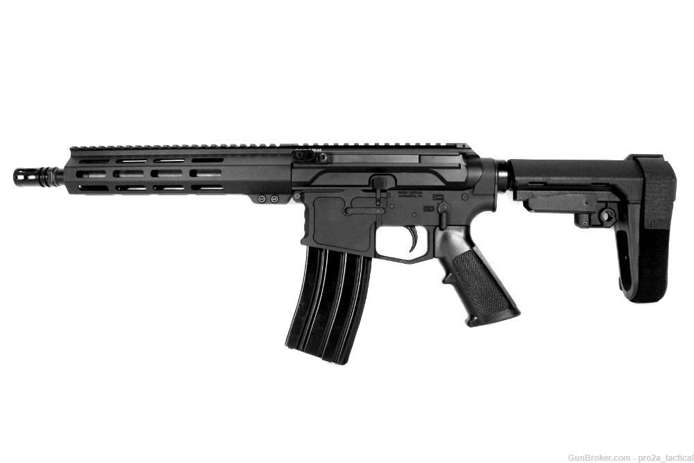 PRO2A TACTICAL VALIANT 10.5 inch AR-15 450 BUSHMASTER SIDE CHARGING PISTOL-img-1