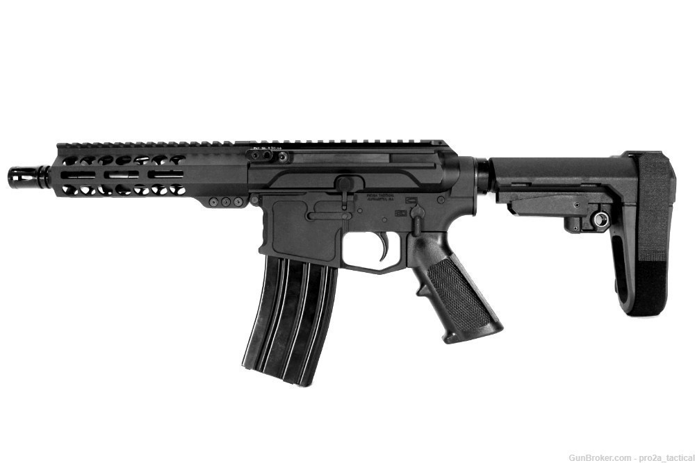 PRO2A TACTICAL VALIANT 7.5 inch AR-15 450 BUSHMASTER SIDE CHARGING PISTOL-img-1
