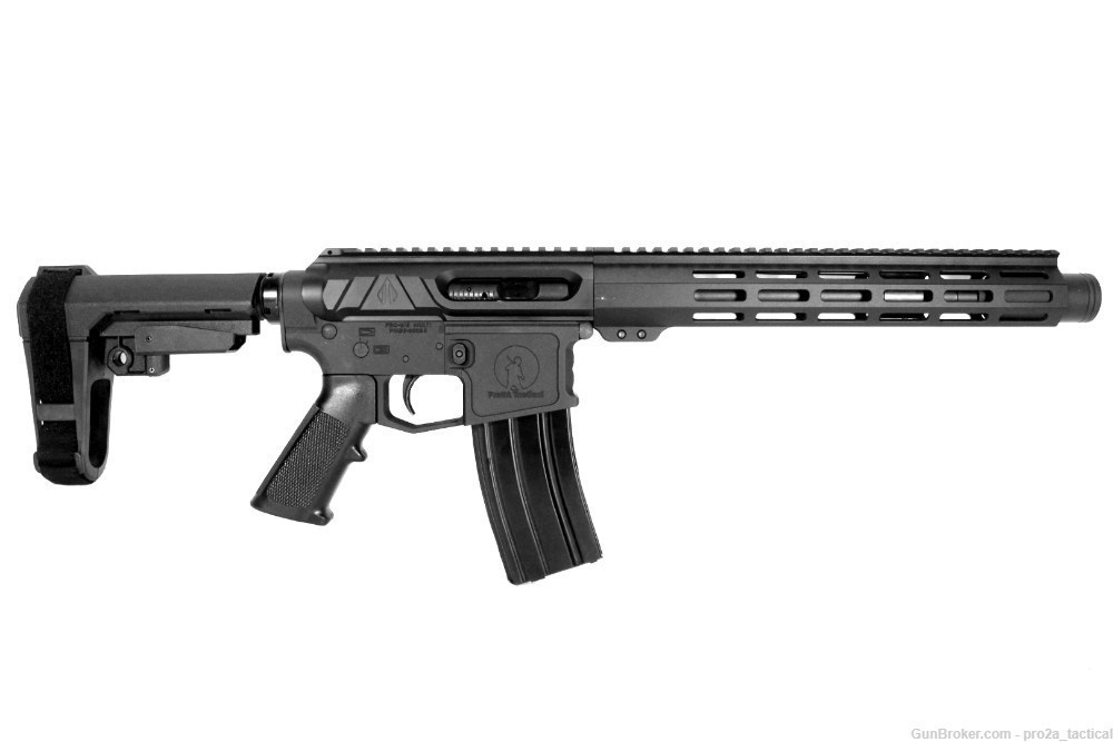 PRO2A TACTICAL VALIANT 10.5 inch AR-15 450 BUSHMASTER SC PISTOL w/Can-img-0