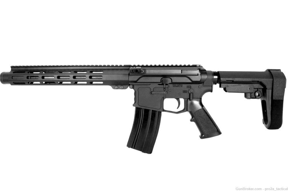 PRO2A TACTICAL VALIANT 10.5 inch AR-15 450 BUSHMASTER SC PISTOL w/Can-img-1