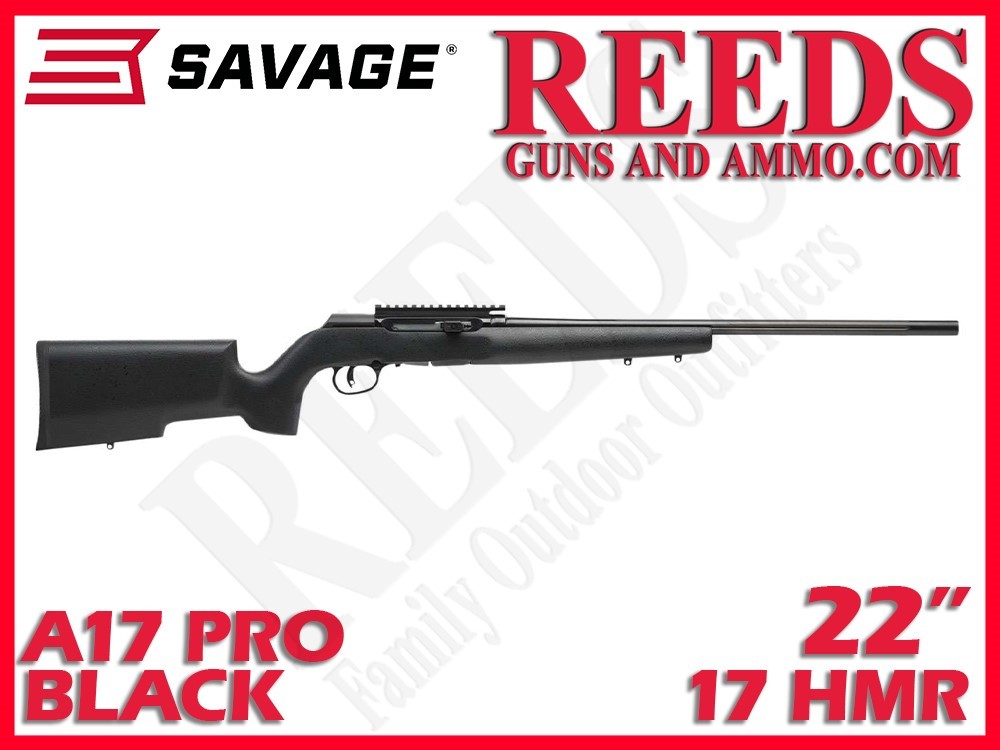 Savage A17 Pro Varmint Black 17 HMR 22in 47223-img-0