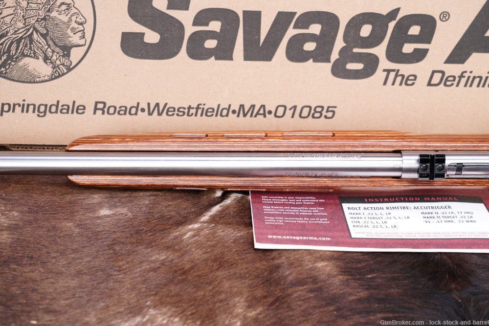 Savage Mark II MKII Left Hand Stainless .22 LR 21” Bolt Action Rifle-img-18