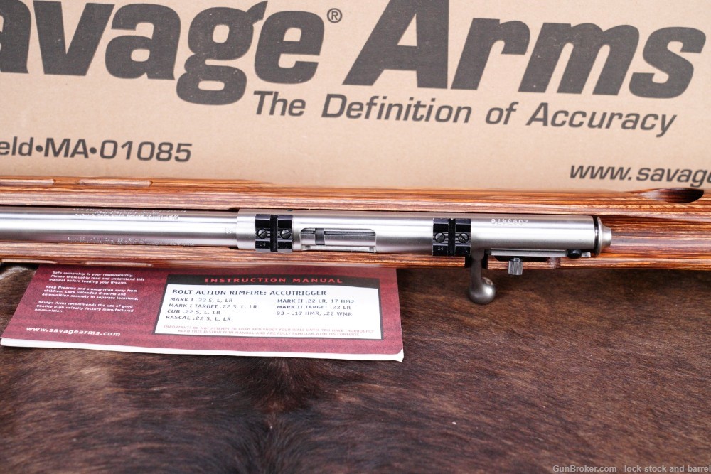 Savage Mark II MKII Left Hand Stainless .22 LR 21” Bolt Action Rifle-img-17