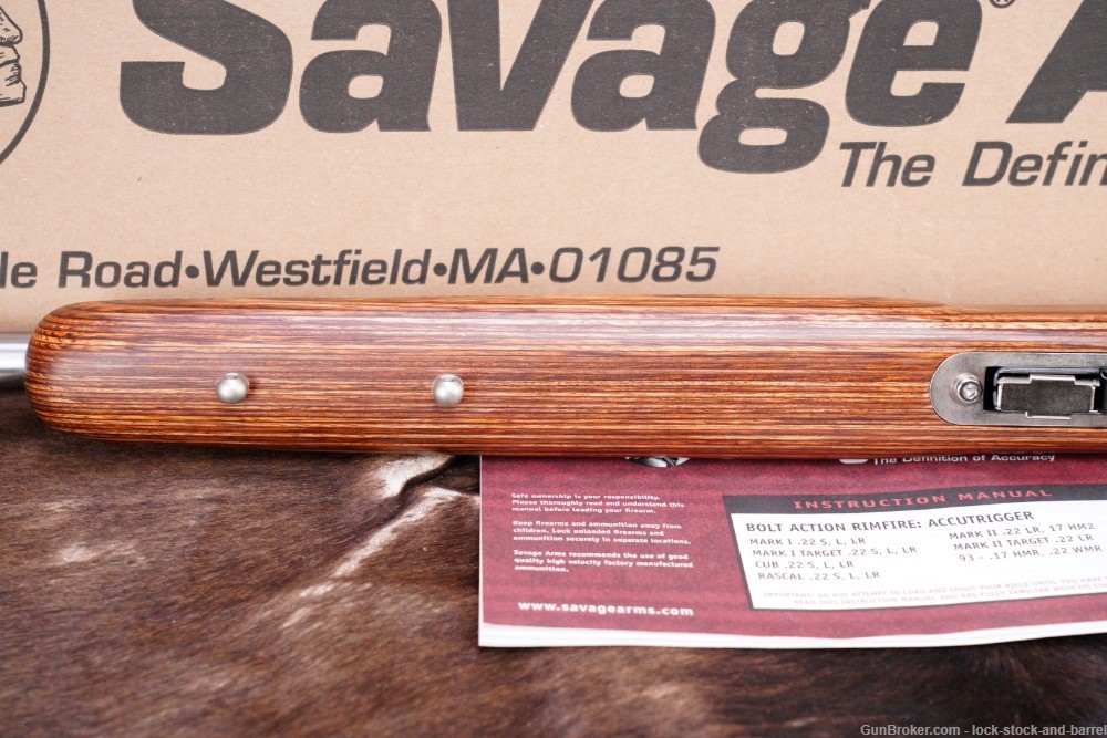 Savage Mark II MKII Left Hand Stainless .22 LR 21” Bolt Action Rifle-img-14