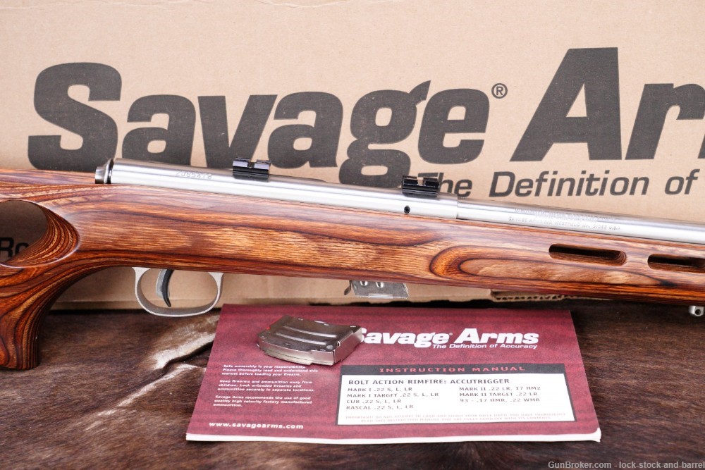 Savage Mark II MKII Left Hand Stainless .22 LR 21” Bolt Action Rifle-img-4