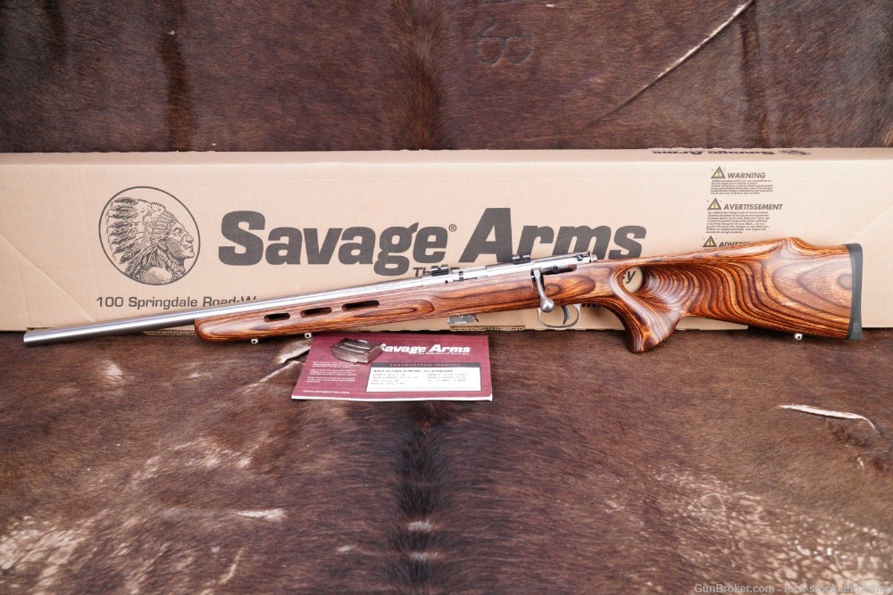 Savage Mark II MKII Left Hand Stainless .22 LR 21” Bolt Action Rifle-img-8