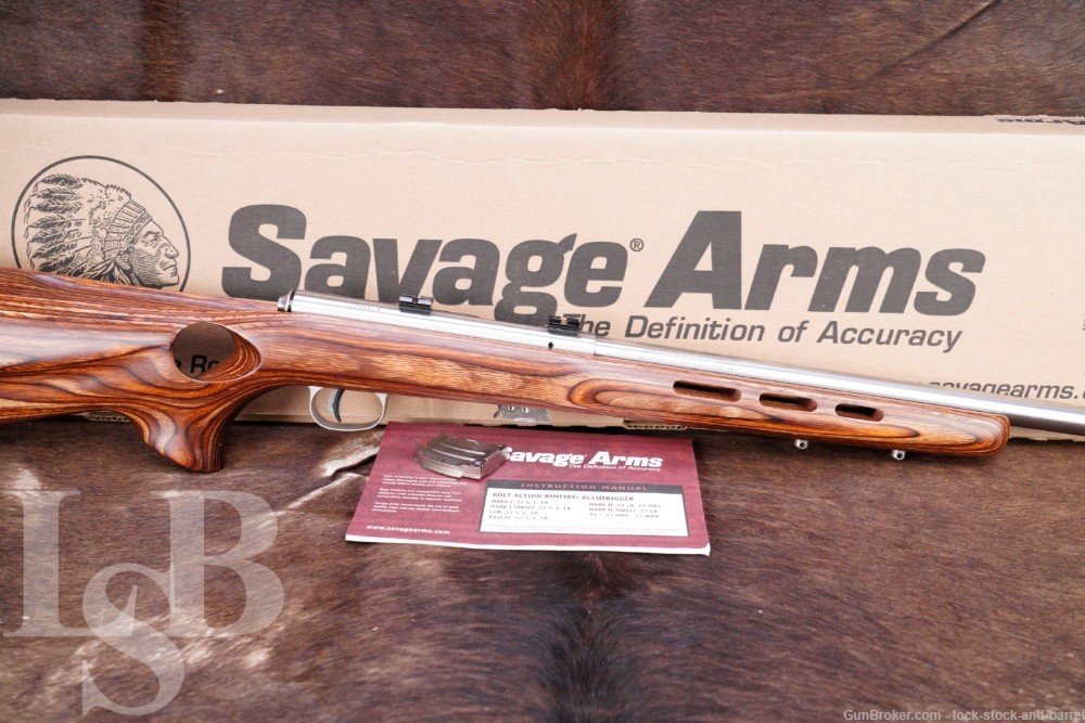 Savage Mark II MKII Left Hand Stainless .22 LR 21” Bolt Action Rifle-img-0