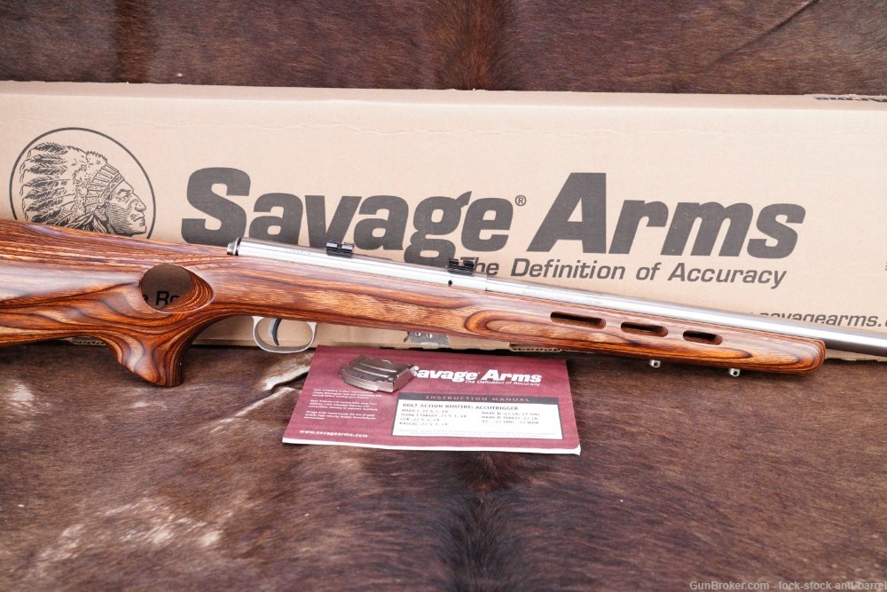 Savage Mark II MKII Left Hand Stainless .22 LR 21” Bolt Action Rifle-img-2