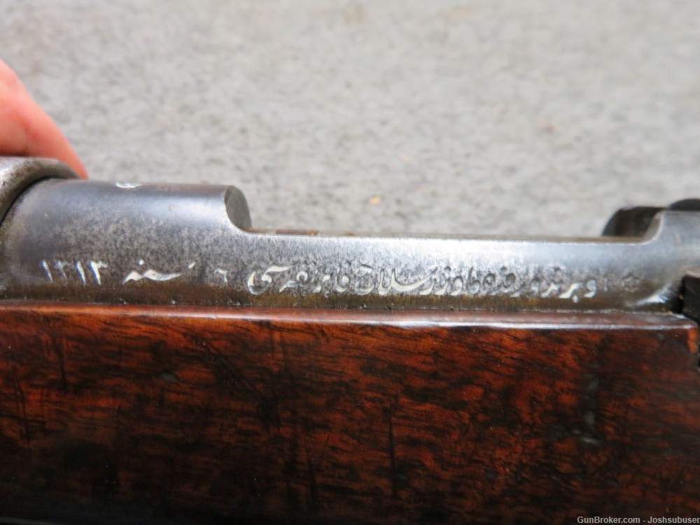 ANTIQUE OTTOMAN MOD. 1893 MAUSER RIFLE-NICE SULTAN TUGHRA CREST-7.65mm-RARE-img-8