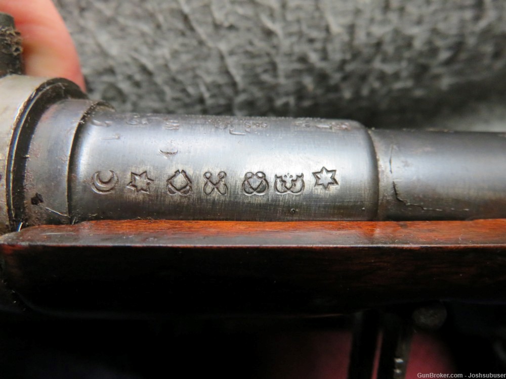ANTIQUE OTTOMAN MOD. 1893 MAUSER RIFLE-NICE SULTAN TUGHRA CREST-7.65mm-RARE-img-30