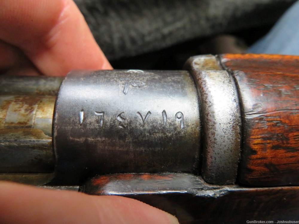 ANTIQUE OTTOMAN MOD. 1893 MAUSER RIFLE-NICE SULTAN TUGHRA CREST-7.65mm-RARE-img-7