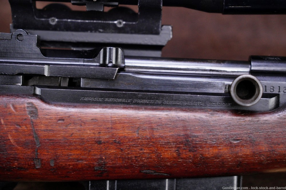 Venezuelan FN49 Sniper Scope Matching FN-49 7mm Semi Auto Rifle C&R-img-27