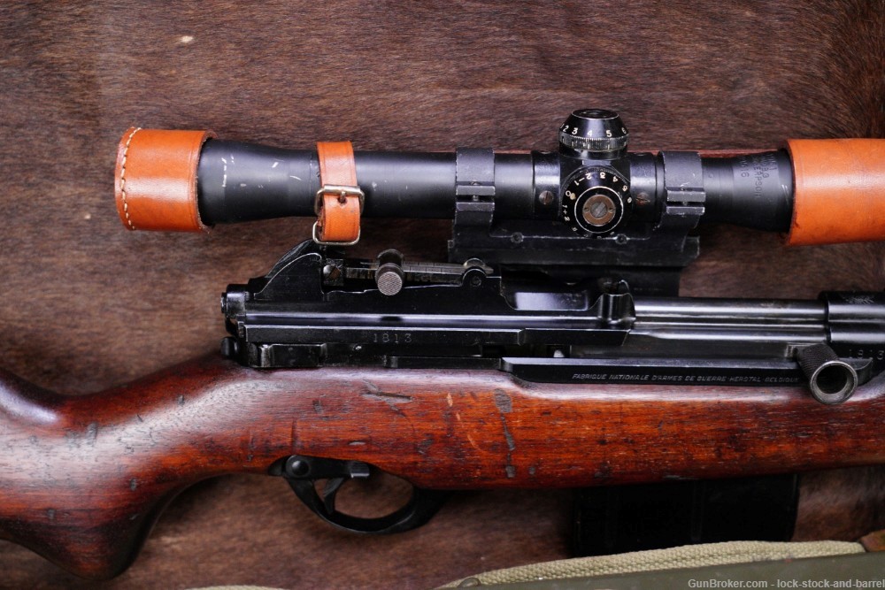 Venezuelan FN49 Sniper Scope Matching FN-49 7mm Semi Auto Rifle C&R-img-4