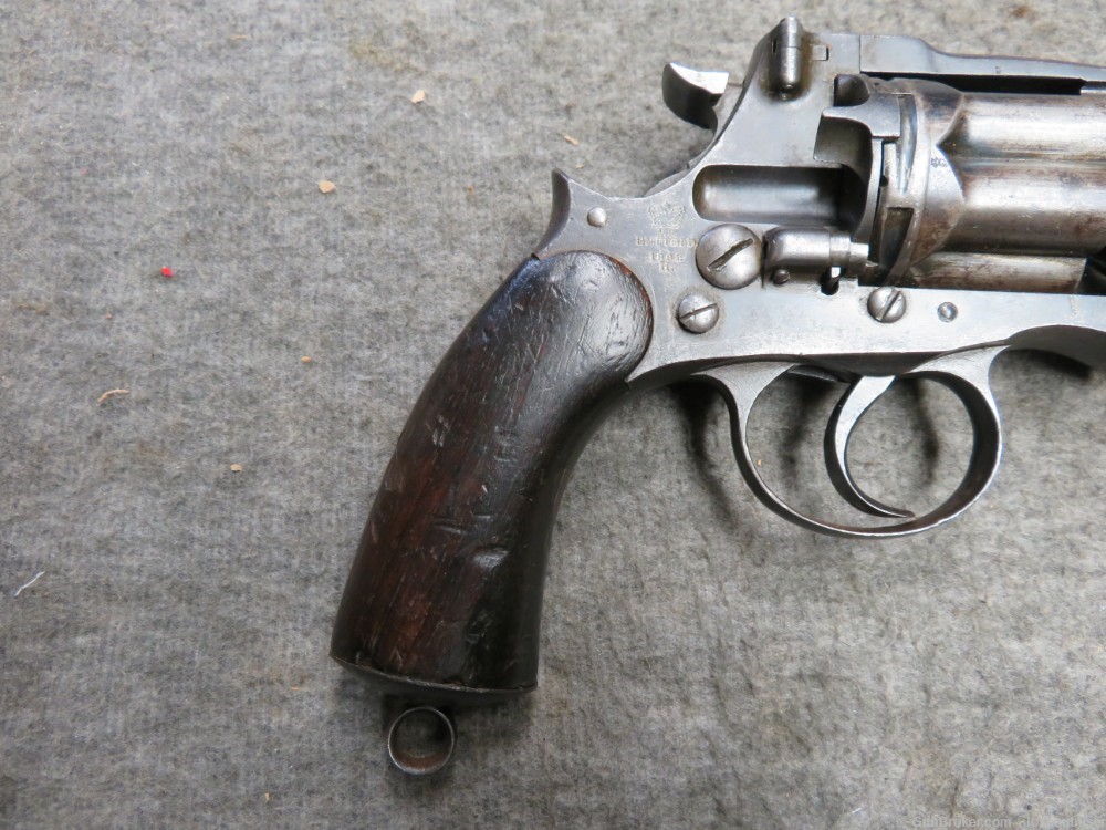 ANTIQUE BRITISH MARK II ENFIELD REVOLVER-DATED 1881-SCARCE-img-1