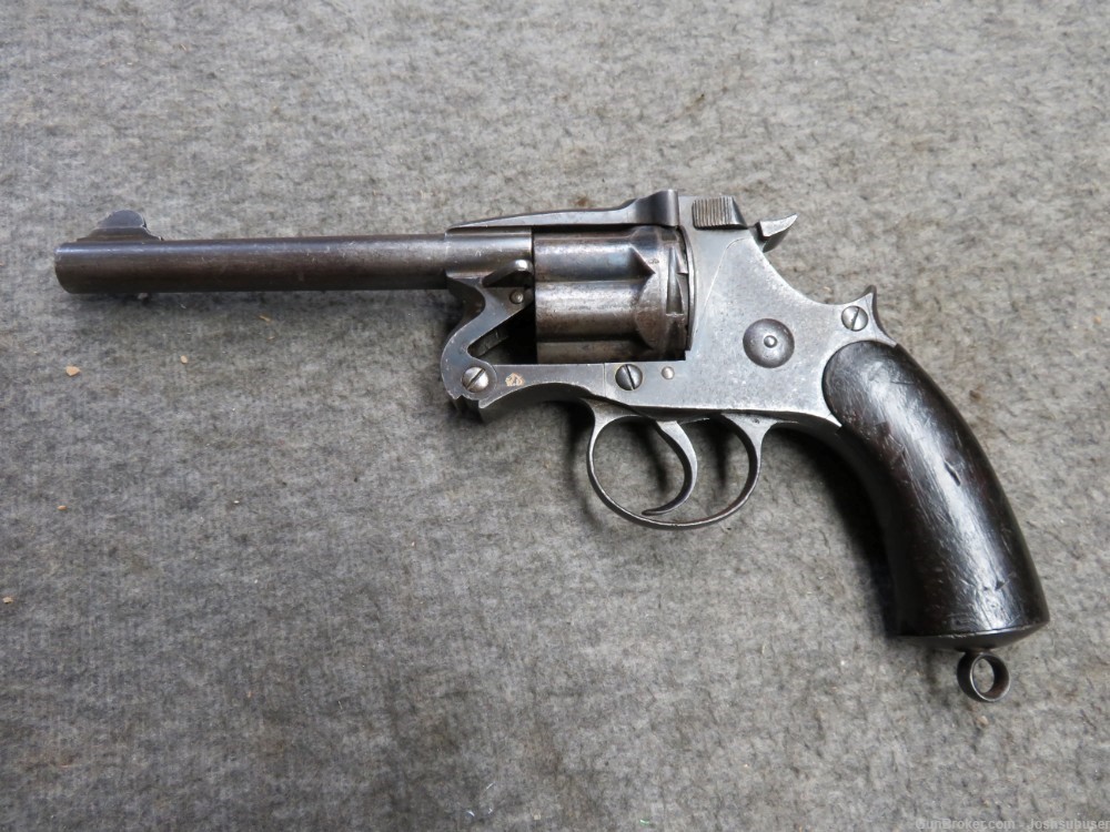 ANTIQUE BRITISH MARK II ENFIELD REVOLVER-DATED 1881-SCARCE-img-3