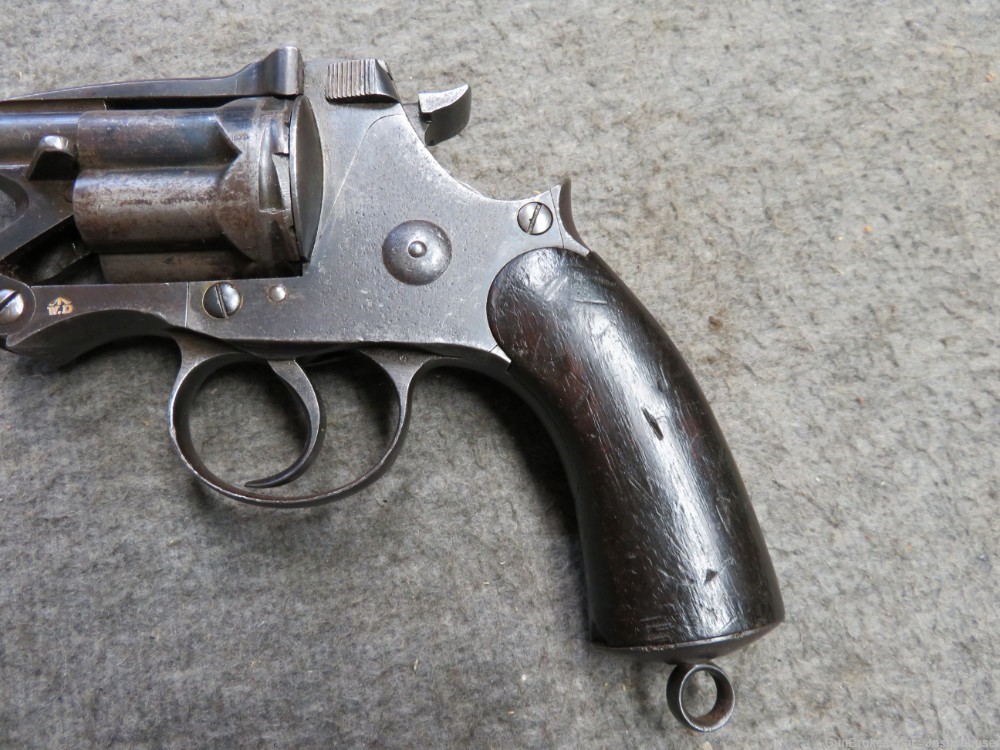 ANTIQUE BRITISH MARK II ENFIELD REVOLVER-DATED 1881-SCARCE-img-5