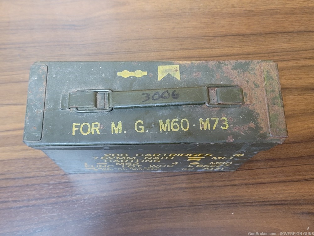 Vintage 1963 Lake City Army 30-06 Ammo 330rd w/ 1967 Ammo Can-img-4