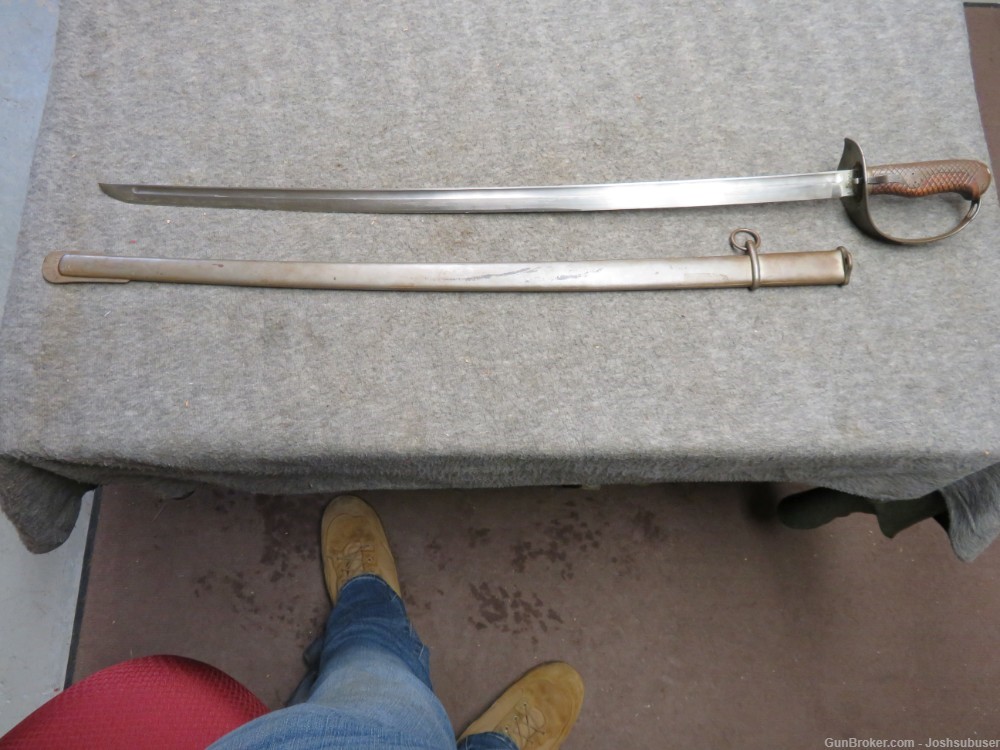 WWII JAPANESE ARMY TYPE 32 SWORD W/ MATCHING NUMBERED SCABBARD-1914-img-4