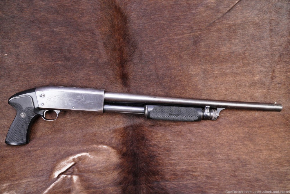 Custom Ithaca Gun Co. Model 37 12 GA 19” Pump Action Shotgun, MFD 1951 C&R-img-6