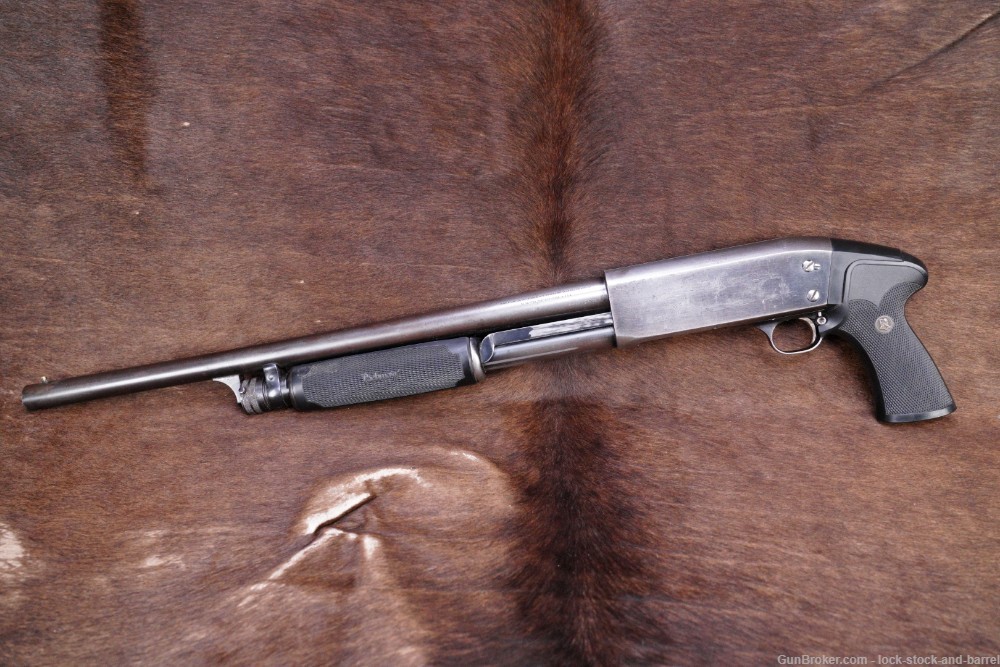 Custom Ithaca Gun Co. Model 37 12 GA 19” Pump Action Shotgun, MFD 1951 C&R-img-7