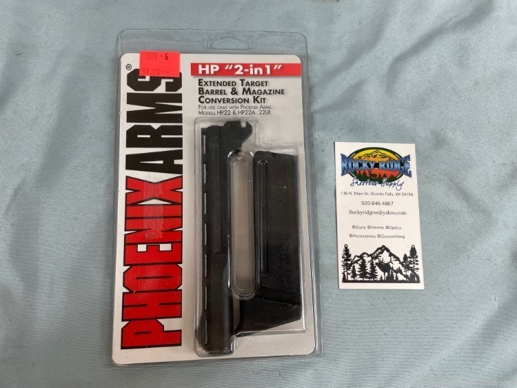 Phoenix Arms 2 in 1 Extended Target Barrel + Magazine Conversion Kit HP22 -img-0