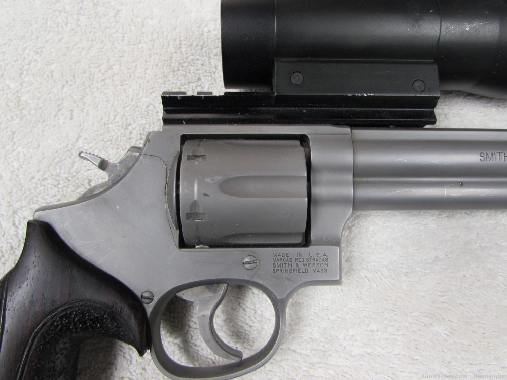 S&W 686-5 357 mag with red dot scope-img-1