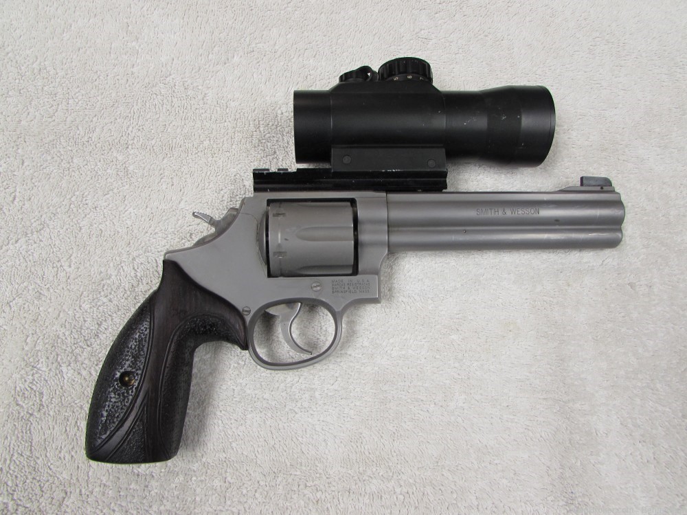 S&W 686-5 357 mag with red dot scope-img-0