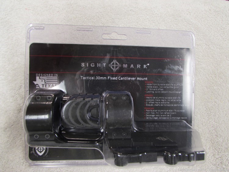 SightMark Tactical 30mm Fixed Cantilever mount SM34020-img-0