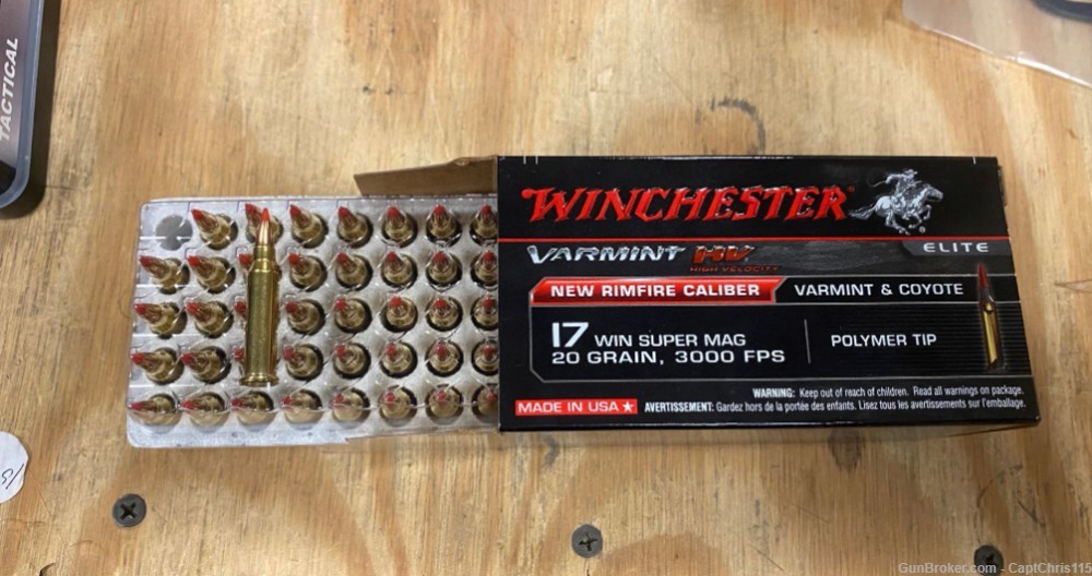 Winchester 17 WSM, no ammo, nice brass-img-1