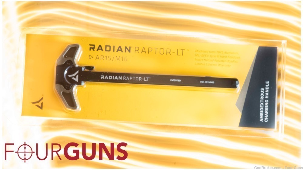 Radian Weapons Raptor-LT Ambi FDE Polymer Charging Handle AR15/ M16 R0149-img-0