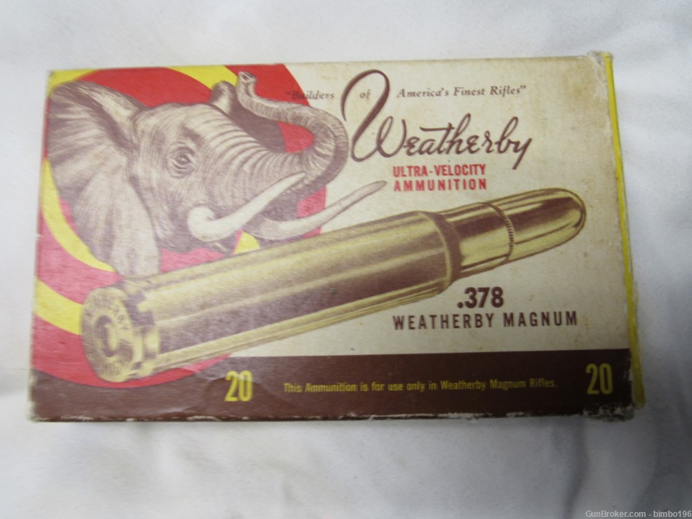 378 Weatherby New Brass Box of 20-img-0