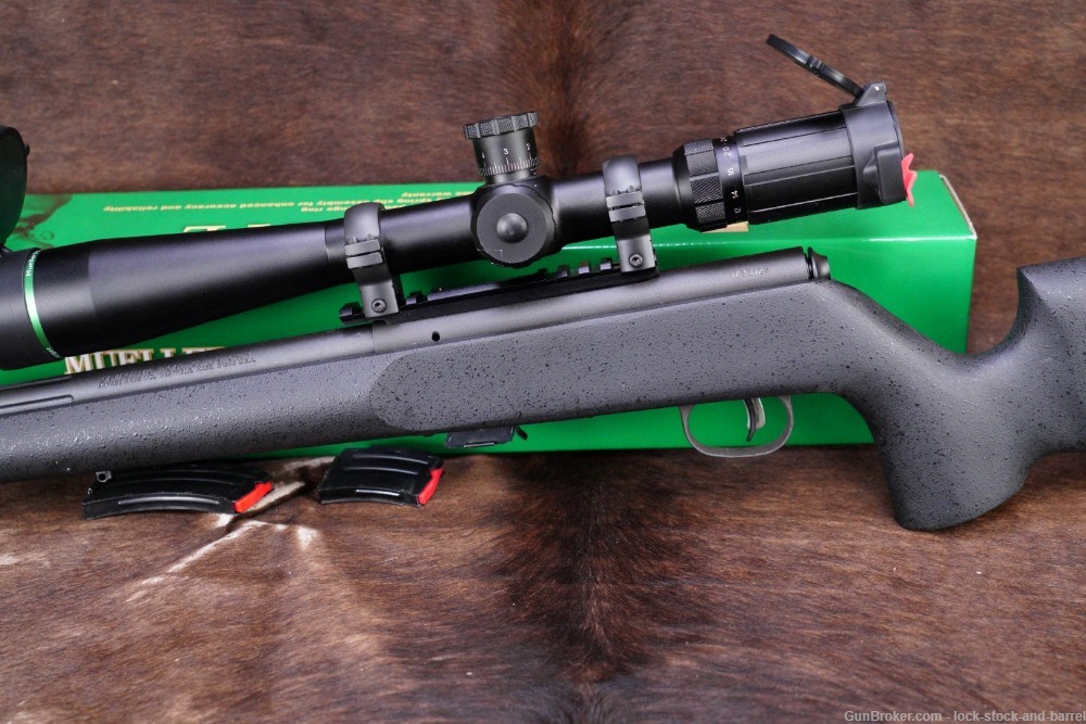 Savage Arms Mark-II .22 LR 22” Matte Black Bolt Action Rifle & Scope -img-9