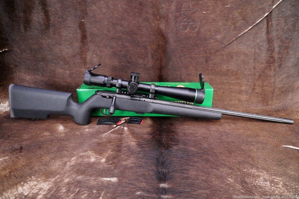 Savage Arms Mark-II .22 LR 22” Matte Black Bolt Action Rifle & Scope -img-6