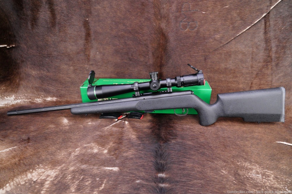 Savage Arms Mark-II .22 LR 22” Matte Black Bolt Action Rifle & Scope -img-7