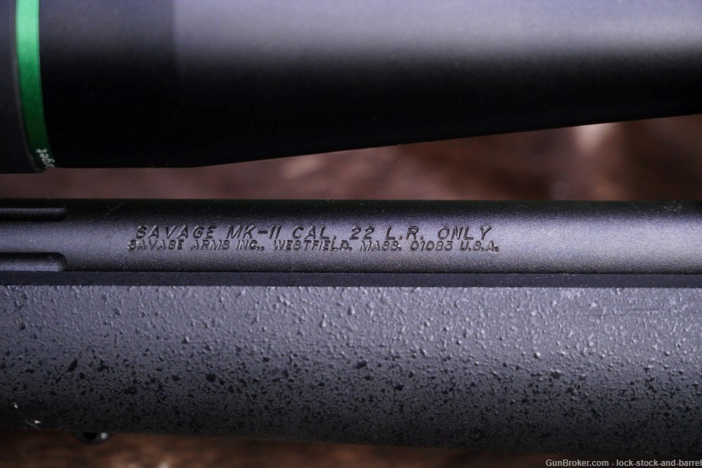 Savage Arms Mark-II .22 LR 22” Matte Black Bolt Action Rifle & Scope -img-18