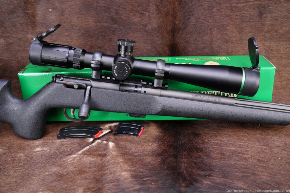 Savage Arms Mark-II .22 LR 22” Matte Black Bolt Action Rifle & Scope -img-4